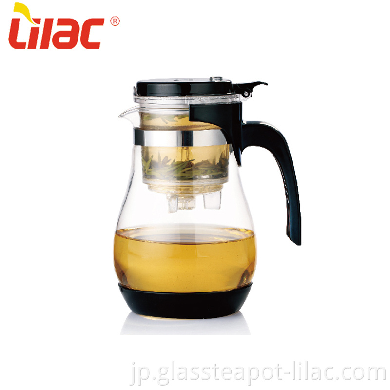 Glass Teapot Heat Resistant 1 1